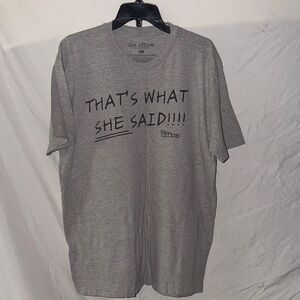 Gray “That’s what She Said”!tee from The Office.